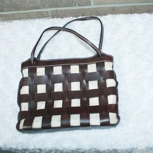 Tommy Bahama Brown/Tan Tote Small Purse/ Handbag